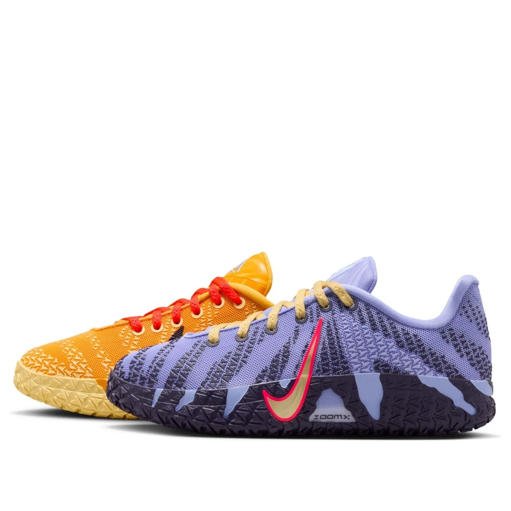 5.5Y (7 Women)-[NEW] Kid's Nike Ja 3 'Chnnel 12' Shoes 'Gold/Purple' IB4773-700